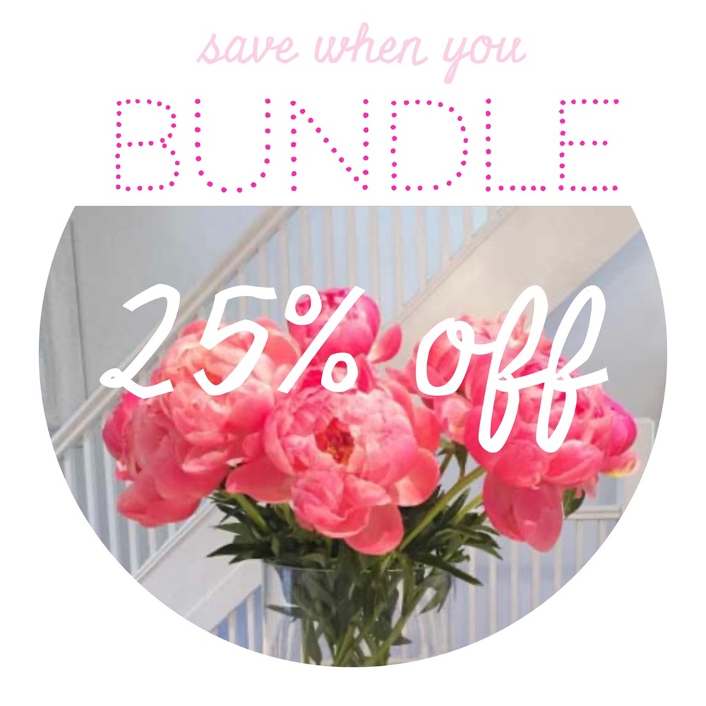 25% off bundles of 3!